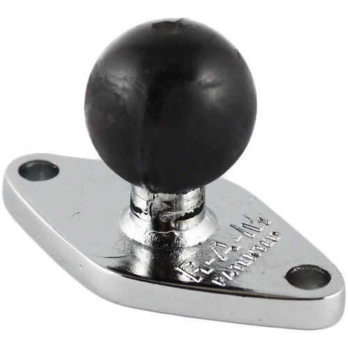 RAM Mounts Mounting Adapter - Marine-grade Aluminum, Chrome