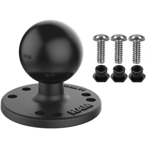 RAM Mounts Mounting Adapter for Fishfinder, GPS - Powder Coated Marine-grade Aluminum