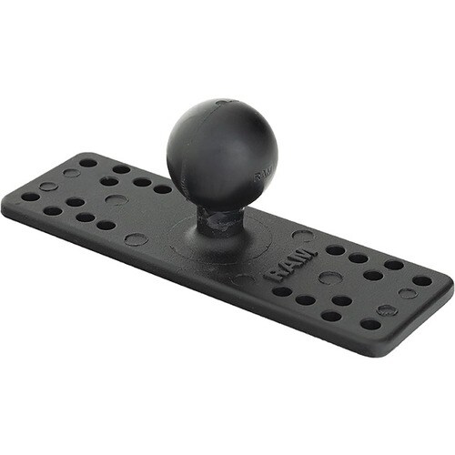 RAM Mounts Mounting Adapter for GPS, Radio - 4 lb Load Capacity - Powder Coated Marine-grade Aluminum