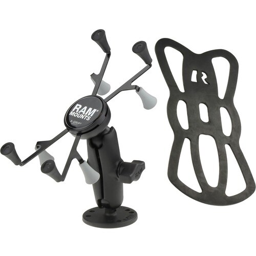 RAM Mounts X-Grip Vehicle Mount for Tablet, Handheld Device, iPad - 8" Screen Support - Powder Coated Marine-grade Aluminu