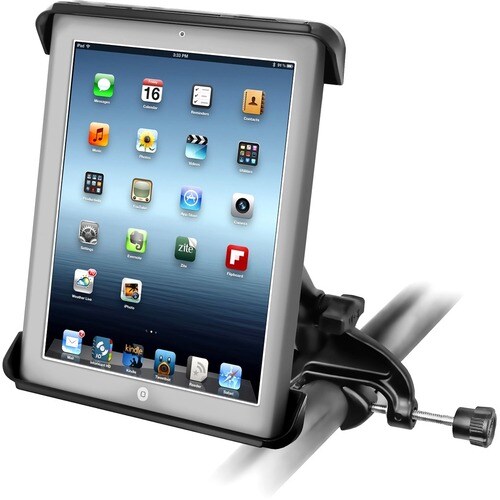 RAM Mounts Tab-Tite Clamp Mount for Tablet Holder, iPad - Powder Coated Marine-grade Aluminum
