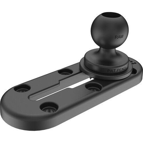 RAM Mounts Tough-Track Mounting Track Slider for All-terrain Vehicle (ATV), Motor Boat, Camera, Fishing Rod, Cell Phone, T