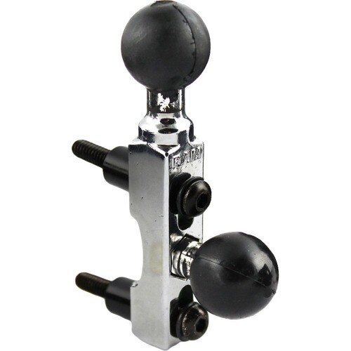 RAM Mounts Vehicle Mount for Motorcycle - Marine-grade Aluminum, Chrome