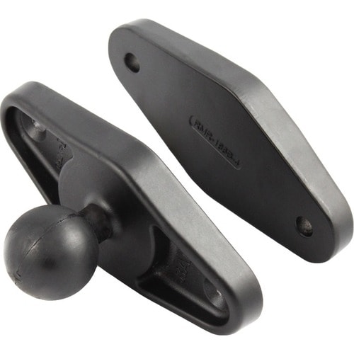 RAM Mounts Clamp Mount - Powder Coated Marine-grade Aluminum