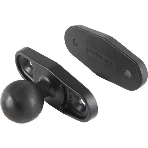 RAM Mounts Clamp Mount - Powder Coated Marine-grade Aluminum