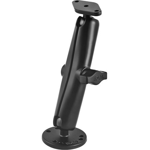 RAM Mounts Drill Down Vehicle Mount - Powder Coated Marine-grade Aluminum