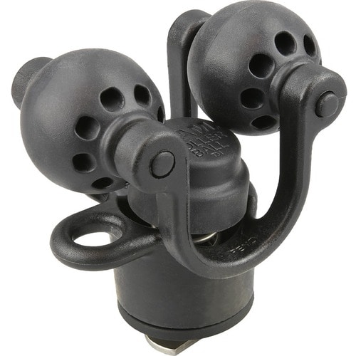 RAM Mounts Roller-Ball Mounting Adapter for Paddle Board, Kayak - Rubber