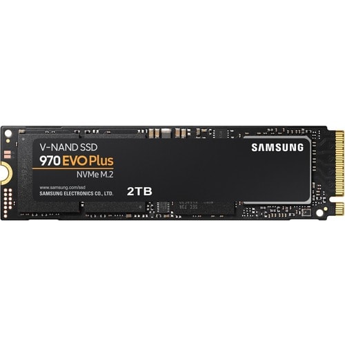 Samsung 970 EVO Plus 2 TB Solid State Drive - M.2 2280 Internal - PCI Express (PCI Express 3.0 x4) - 1200 TB TBW - 3500 MB