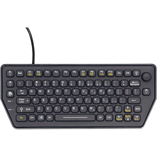 Gamber-Johnson SLK-79-FSR Tastatur - Kabel Konnektivität - USB Schnittstelle - Industrieller Silikongummi Keyswitch - Wind