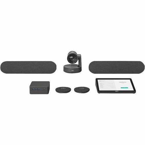 Logitech Rally Plus Video Conference Equipment - Large Room Size Supported - For Video Conferencing, Meeting Room - 3840 x