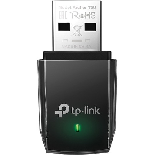 Adattatore Wi-Fi TP-Link T3U - IEEE 802.11ac - Dual Band per Computer portatile - Esterno - USB 3.0 - 1,27 Gbit/s - 2,40 G