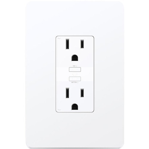 Kasa Smart Wi-Fi Power Outlet - Requires neutral wire and 2.4GHz Wi-Fi connection to work. System requirement is Android 4