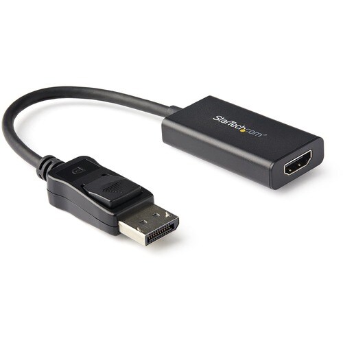 StarTech.com DisplayPort to HDMI Adapter, 4K 60Hz HDR10 Active DisplayPort 1.4 to HDMI 2.0b Converter, Latching DP Connect