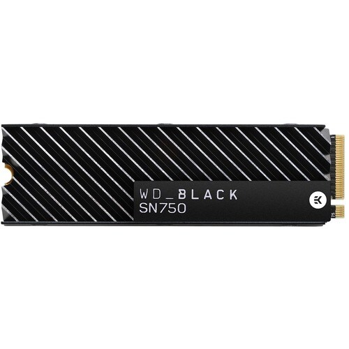 WD Black SN750 WDS100T3XHC 1 TB Solid State Drive with Heatsink - PCI Express (PCI Express 3.0 x4) - 600 TB (TBW) - Intern