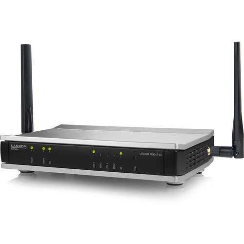 Lancom 1790VA-4G VDSL2, ADSL2+, Ethernet Modem/Wireless Router - 4G - LTE, UMTS, HSPA, EDGE, GPRS - 37,50 MB/s Drahtlosges