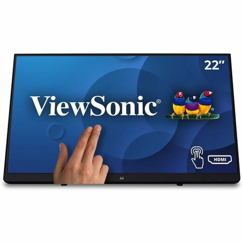 ViewSonic TD2230 22" Class LCD Touchscreen Monitor - 16:9 - 5 ms - 54.6 cm (21.5") Viewable - Multi-touch Screen - 1920 x 