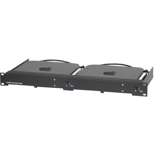 Sonnet RackMac mini 1U Enclosure for Mac mini - 1U Rack Height - Steel