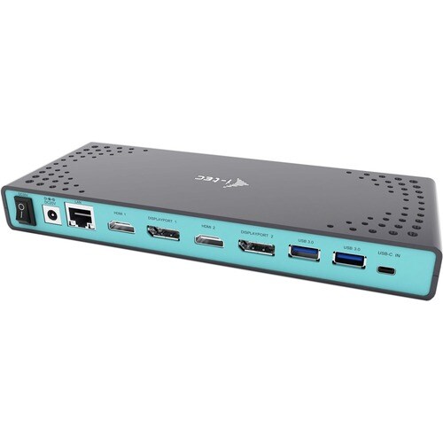i-tec USB Type C Docking Station for Notebook, Tablet PC - 6 x USB Ports - 6 x USB 3.0 - Network (RJ-45) - HDMI - DisplayP