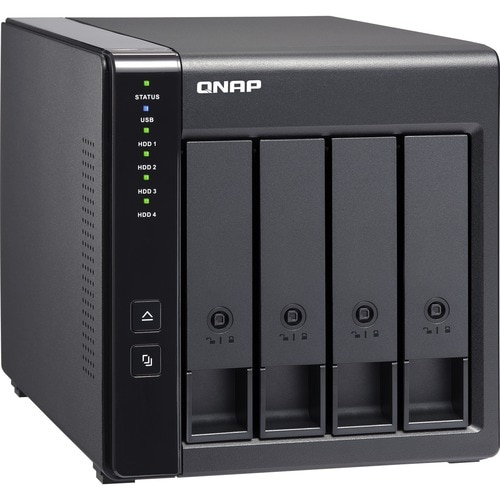 QNAP TR-004 4 x Total Bays DAS Storage System Desktop - Serial ATA/600 Controller - RAID Supported - 0, 1, 5, 10, JBOD RAI