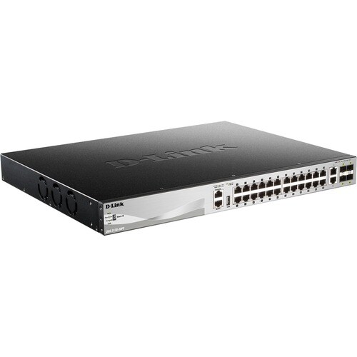 D-Link DGS-3130 DGS-3130-30PS 24 Anschlüsse Verwaltbar Layer 3 Switch - Gigabit-Ethernet - 10/100/1000Base-T - 3 Unterstüt