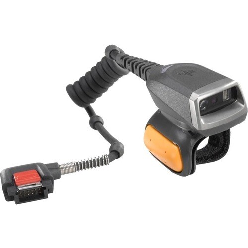 CORDED 2D IMAGER RING SCANNER TO WT6000 WEARABLE TERMINAL LONG CABLE TO HIP WORLDWIDE