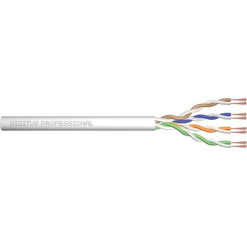 DIGITUS Professional 100 m Kategorie 5e Netzwerkkabel für Netzwerkgerät - 1 - Erster Anschluss: Bare Wire - Zweiter Anschl