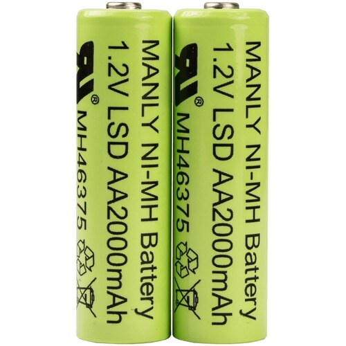 Socket Mobile Batterie - Nickel-Metallhydrid (NiMH) - 2 - für Barcode-Scanner - AA - 1.2 V DC - 2000 mAh Shelf Life