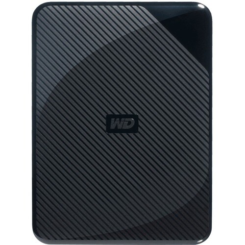 WD WDBM1M0040BBK-WESN 4 TB Portable Hard Drive - External - USB 3.1 Type C