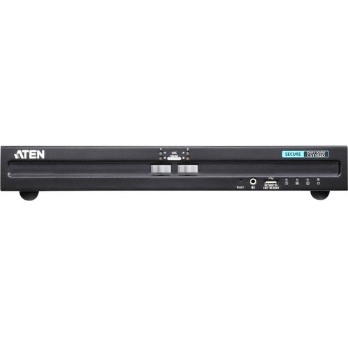 ATEN CS1182D KVM Switchbox - 2 Computer(s) - 1 Local User(s) - 3840 x 2160 - 2 x PS/2 Port - 7 x USB - 3 x DVI - Rack-moun