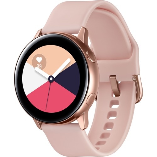 Samsung Galaxy Watch Active (40mm), Rose Gold (Bluetooth) - 1.56" (39.50 mm) - 1.57" (40 mm) - 1.56" (39.50 mm) - Accelero