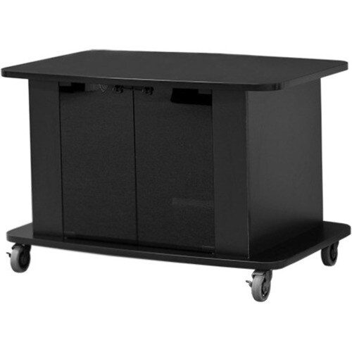 VFI C2736 Tech Series Monitor Cart - 500 lb Capacity - 4 Casters - 4" Caster Size - Acrylic - 46" Width x 29" Depth x 30" 