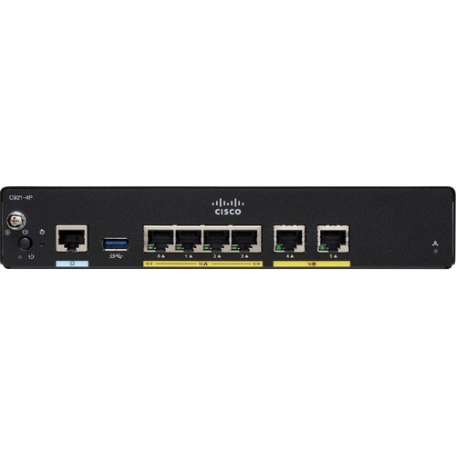 Cisco C931-4P 1 SIM Mobilfunk, Ethernet, ADSL2, VDSL2+ Modem/Wireless Router - 4G - LTE 800, LTE 2100, LTE 700, LTE 900, L