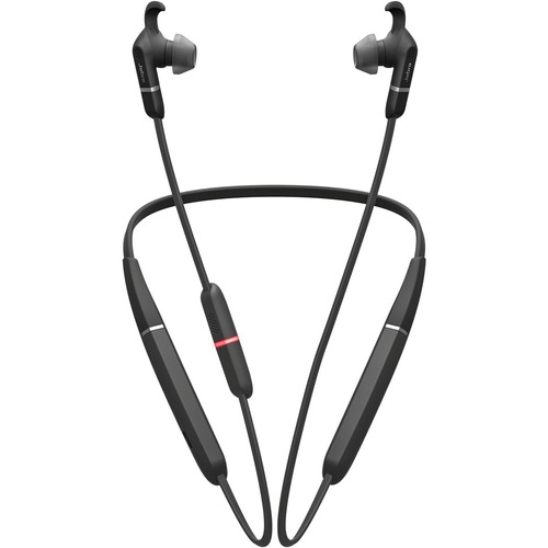 Jabra EVOLVE 65e MS Earset - Stereo - Wireless - Bluetooth - 98.4 ft - 20 Hz - 20 kHz - Behind-the-neck, Earbud - Binaural