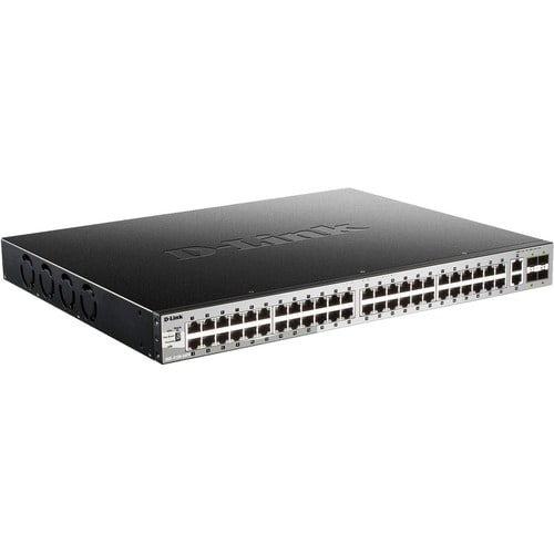 Switch Layer 3 D-Link DGS-3130 DGS-3130-54PS 48 Porte Gestibile - Gigabit Ethernet, 10 Gigabit Ethernet - 10/100/1000Base-