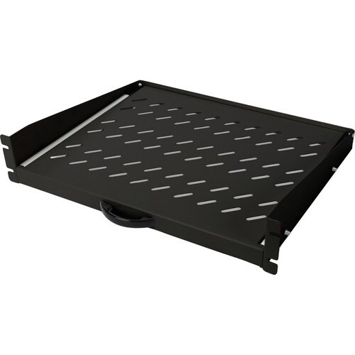 Digitus 2U Rackmount Rack-Regal für LAN-Schalter, Patchfeld, Server - 482,60 mm Rack Width - Schwarz - Stahl - 30 kg Maxim