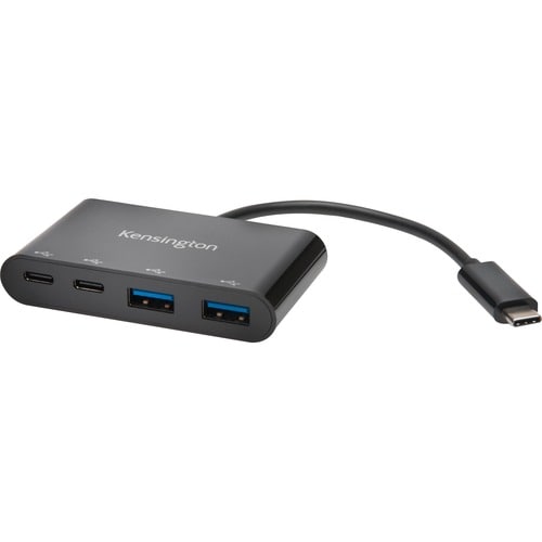 Kensington CH1000 USB-C 4-Port Hub - USB Type C - External - 4 USB Port(s) - 4 USB 3.1 Port(s) - PC, Mac