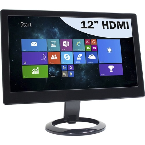 DoubleSight Displays DS-12H 12.1" WXGA LCD Monitor - Black - TAA Compliant - 12" Class - 1366 x 768 - 262k - 200 Nit - 16 