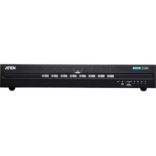 ATEN CS1148DP KVM Switchbox - 8 Computer(s) - 1 Local User(s) - 3840 x 2160 - 2 x PS/2 Port - 19 x USB - 2 x HDMI - 16 x D