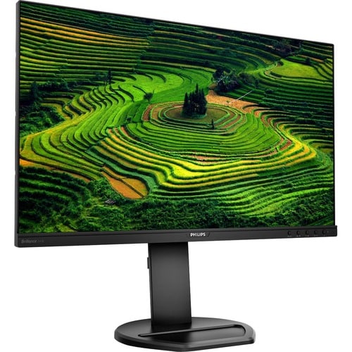 Moniteur, FHD, 23.8 Pouces, IPS, 60Hz, 5ms , Adaptive Sync, Display Port, HDMI, DVI, VGA, Réglable en Hauteur, H Parleurs,