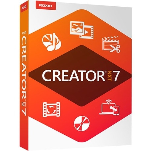 Roxio Creator NXT v.7.0 - Box Pack - 1 User - Mini Box Packing - Creativity Application - DVD-ROM - Multilingual - PC - Wi