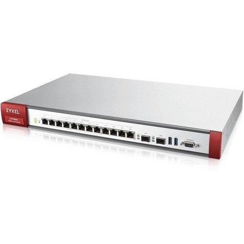 ZYXEL ATP800 Network Security/Firewall Appliance - 12 Port - 1000Base-T - Gigabit Ethernet - DES, 3DES, AES (256-bit), MD5
