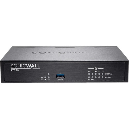 SonicWall TZ350 Network Security/Firewall Appliance - Intrusion Prevention - 5 Port - 1000Base-T - Gigabit Ethernet - 1 Gb