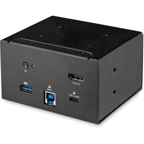 StarTech.com 4K USB-C oder USB-A Dockingstation Modul für Konferenztisch-Anschlussbox, 4k HDMI, 60W USB-C Power Delivery, 