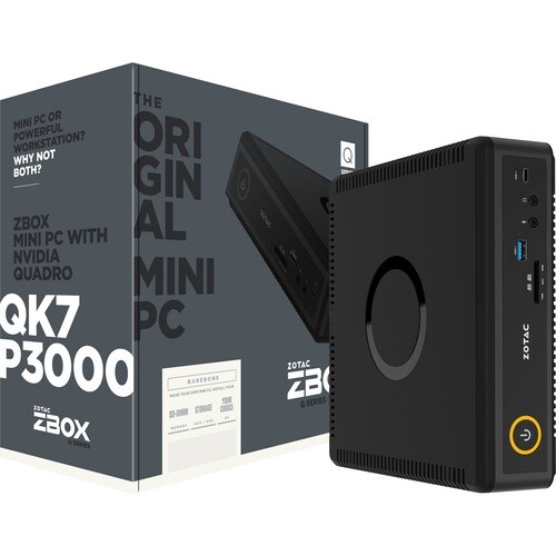 Desktop Computer Zotac ZBOX PRO QK7P3000 - Intel Core i7 7th Gen i7-7700T 2,90 GHz Prozessor DDR4L SDRAM - Mini-PC - NVIDI
