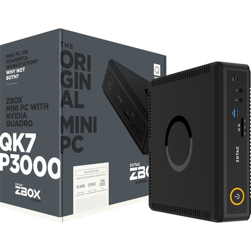 Desktop Computer Zotac ZBOX PRO QK7P3000 - Intel Core i7 7th Gen i7-7700T 2,90 GHz Prozessor DDR4L SDRAM - Mini-PC - NVIDI