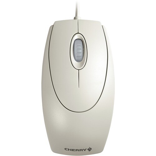 CHERRY M-5400 Maus - USB - Optisch - 3 Taste(n) - Hellgrau - Kabel - 1000 dpi Auflösung - Scroll-Rad - Symmetrisch