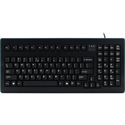 CHERRY G80-1800 Keyboard - Cable Connectivity - USB Interface - English (US) - Black - MX Keyswitch