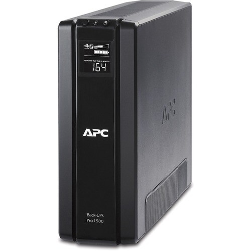 APC by Schneider Electric Back-UPS Pro Line-interactive UPS - 1.50 kVA/865 W - Tower - AVR - 7.20 Hour Recharge - 2.60 Min