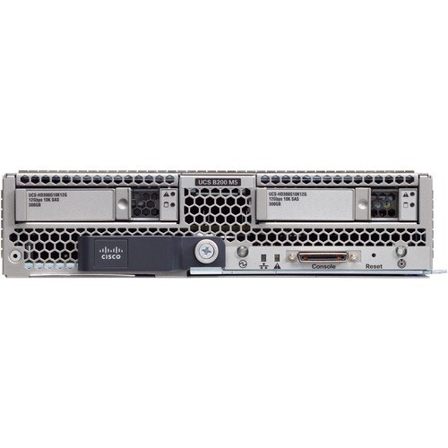 Serveur Cisco B200 M5 - Lame - 2 Xeon Gold 6130 2,10 GHz - 192 Go RAM - Serial ATA, 12Gb/s SAS Contrôleur - Remis à Neuf -
