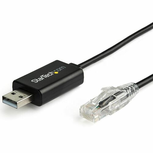 StarTech.com Câble console Cisco USB vers RJ45 de 1,8 m - Rollover - Windows/Mac/Linux - ICUSBROLLOVR - Cable for Ordinate